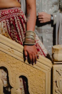 A Candid Bridal Moment Before the Ceremony