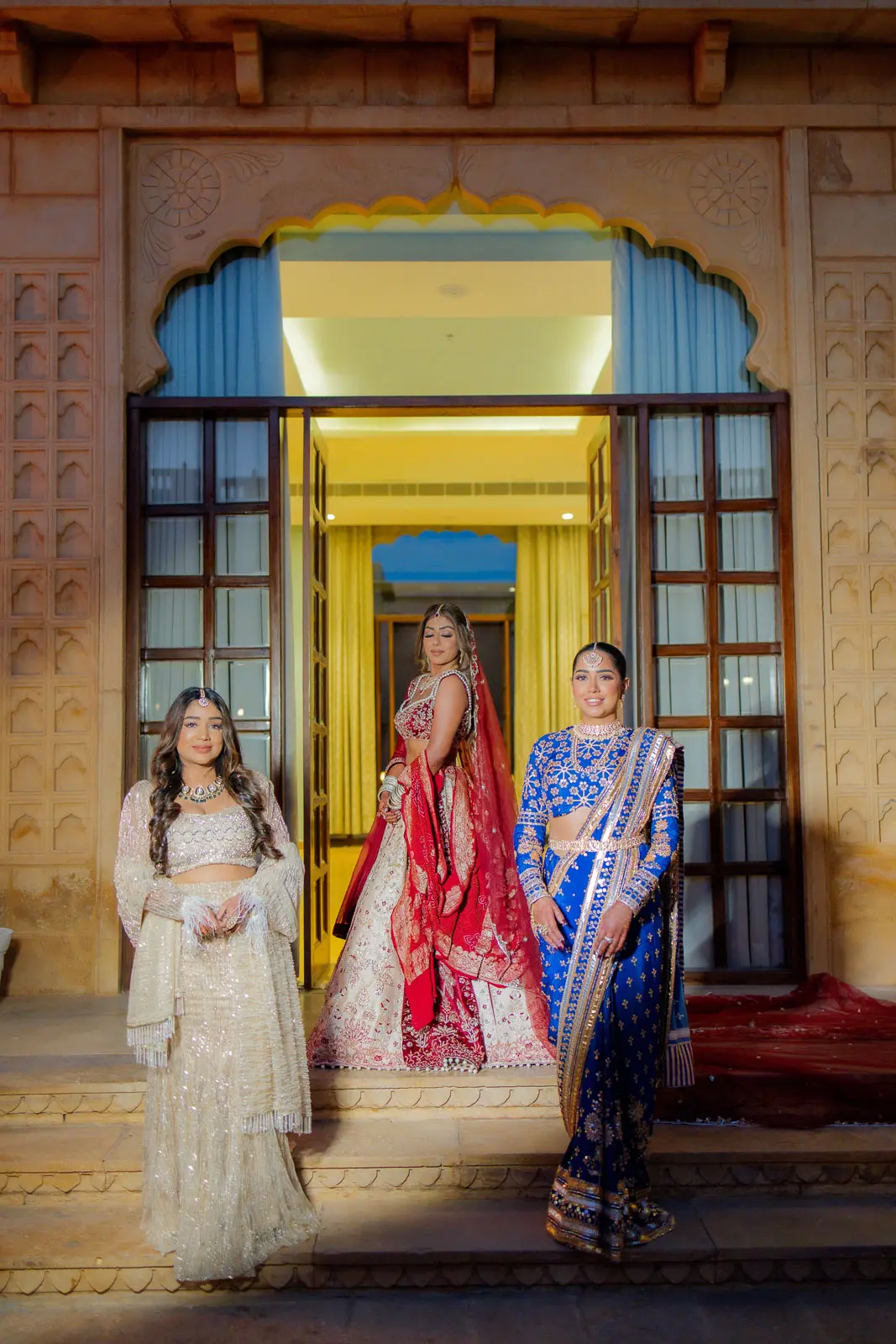 A Grand Entrance Into Their Wedding Story