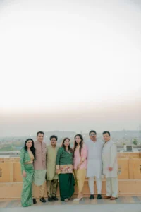 A Grand Wedding Gathering in the Golden City