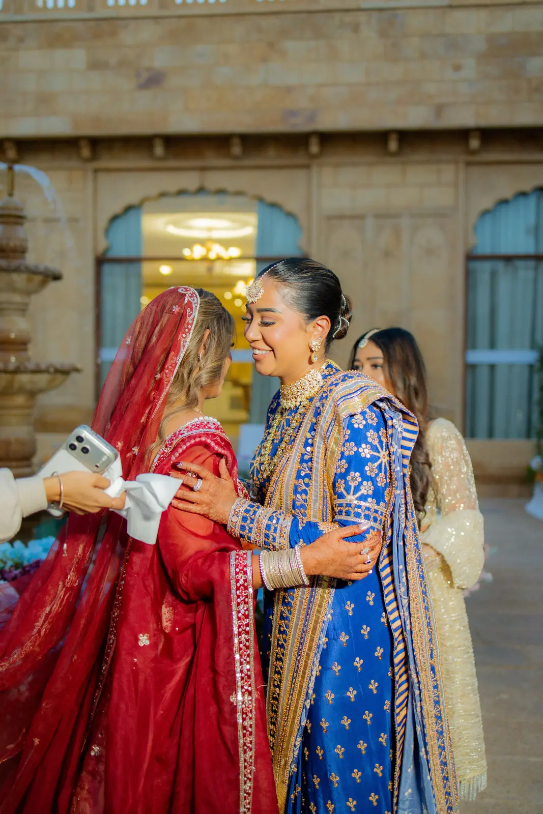 A Joyful Couple Portrait in Traditional Attire