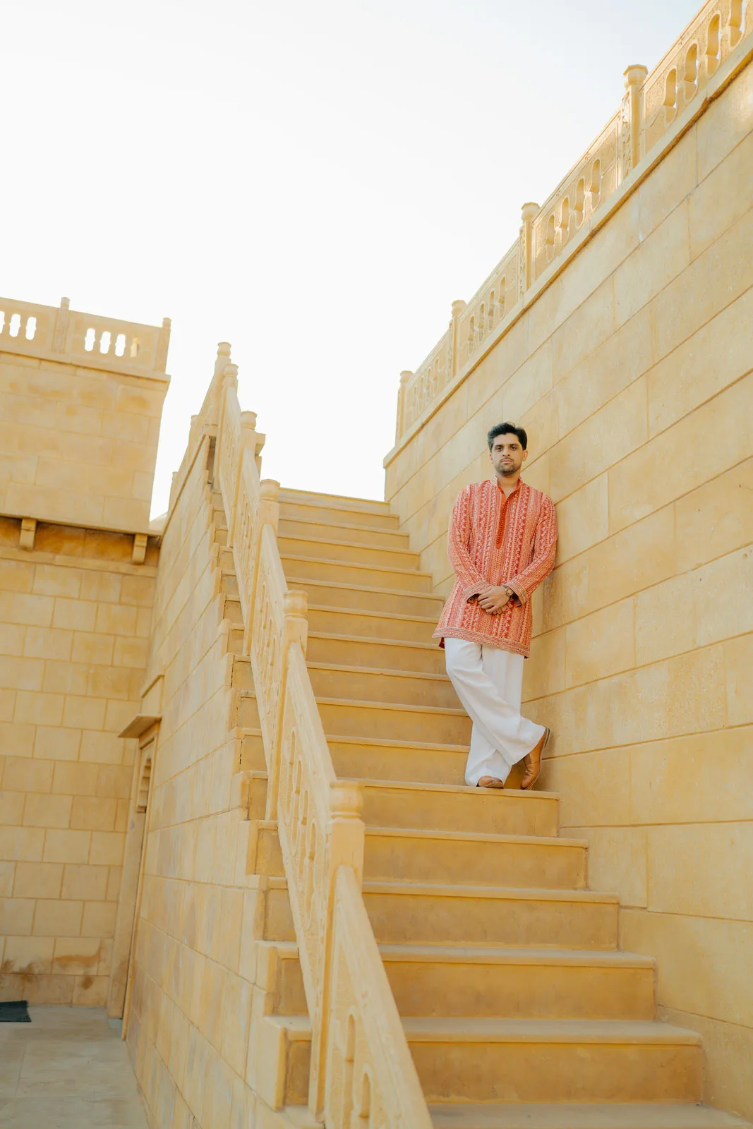 A Quiet Bridal Walk Through the Haveli