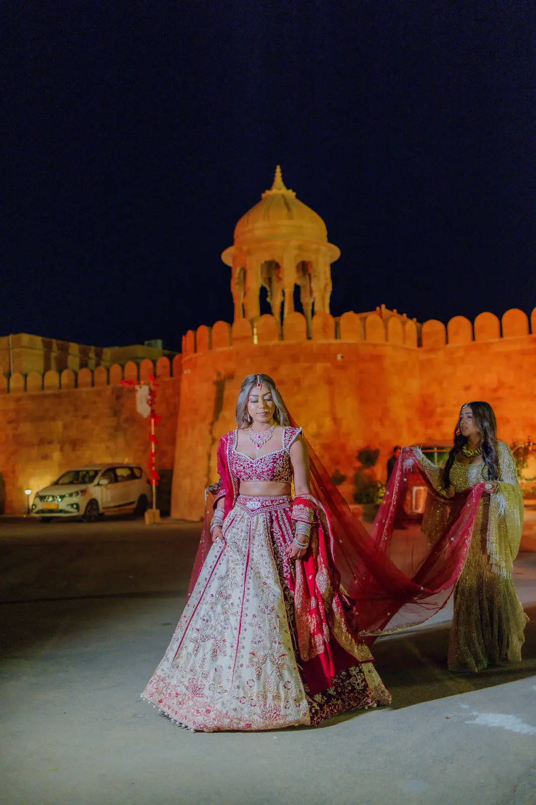 A Royal Night Portrait of the Newlyweds