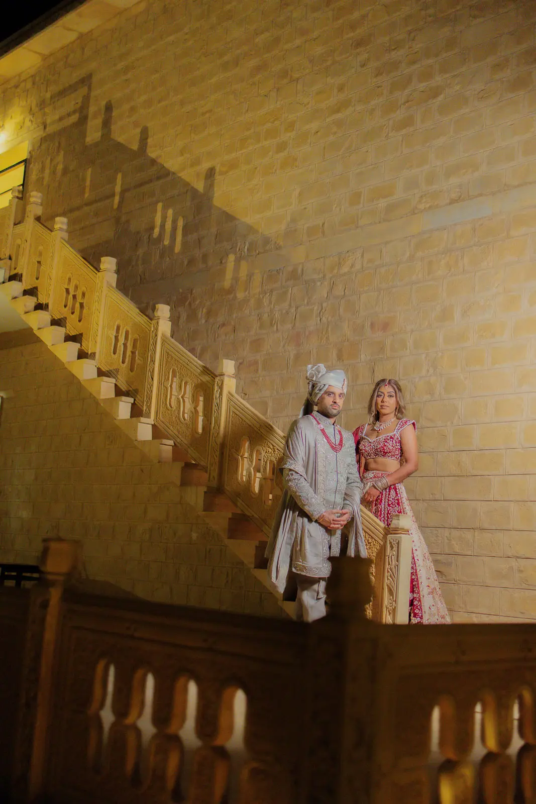 A Royal Portrait Beneath the Haveli Lights