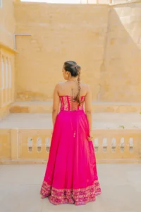 An Elegant Bridal Portrait in Warm Light