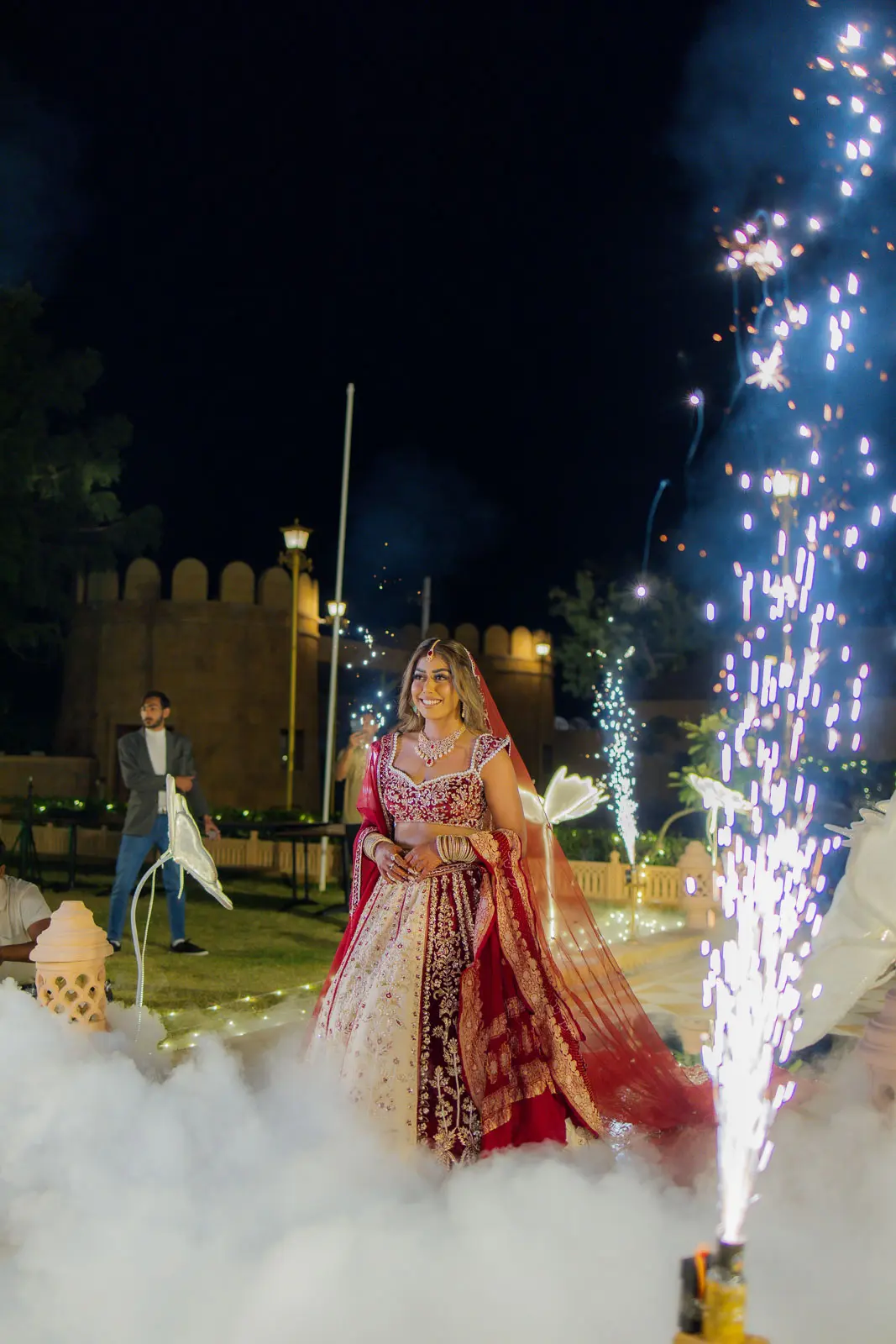 An Intimate Evening Beneath the Palace Lights