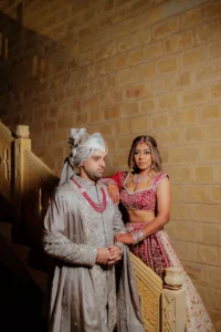 An Intimate Portrait in a Golden Haveli