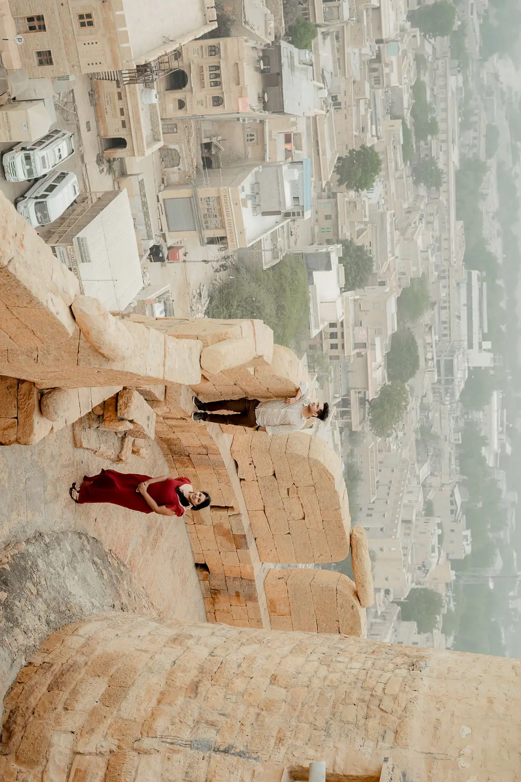 Artistic Heritage Portrait from a Jaisalmer Couple Shoot