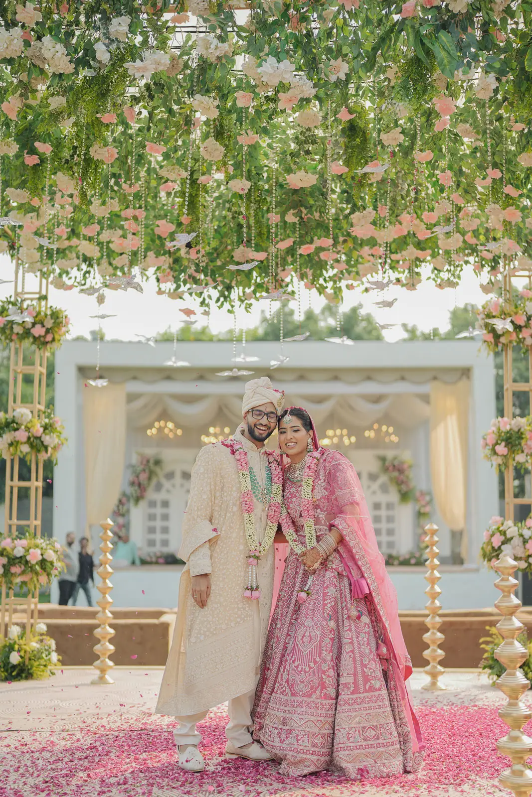 Beautiful Bride and Groom Moment