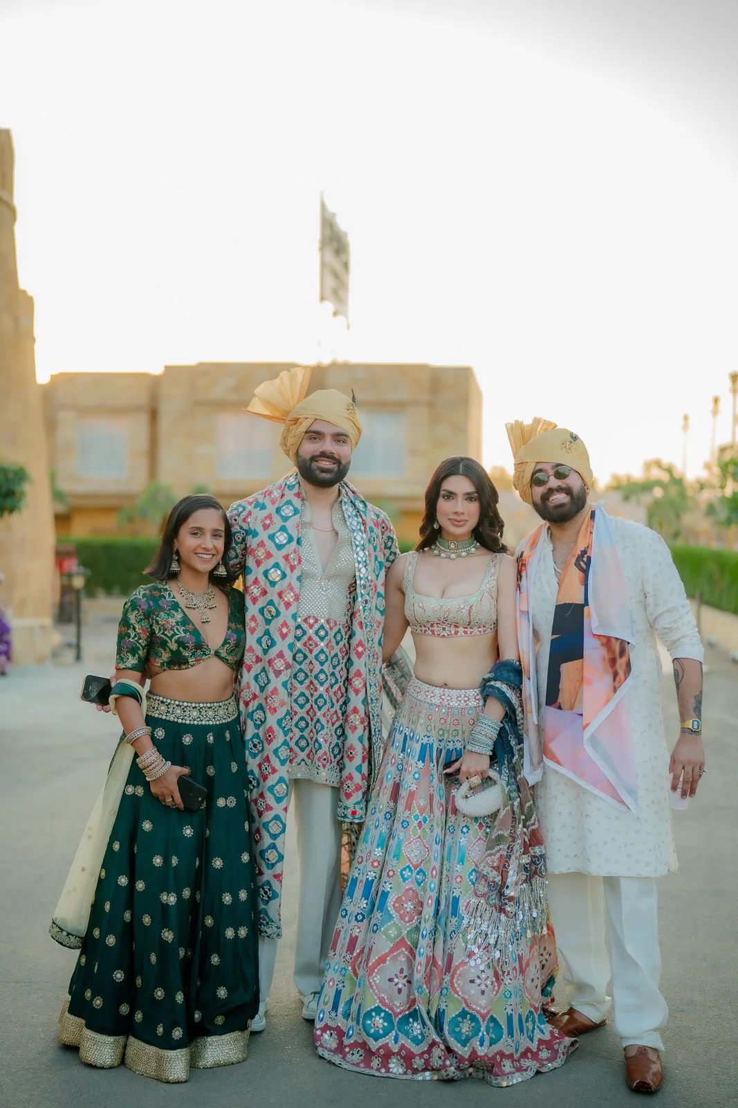 Bridal Family at Jaisalmer Wedding