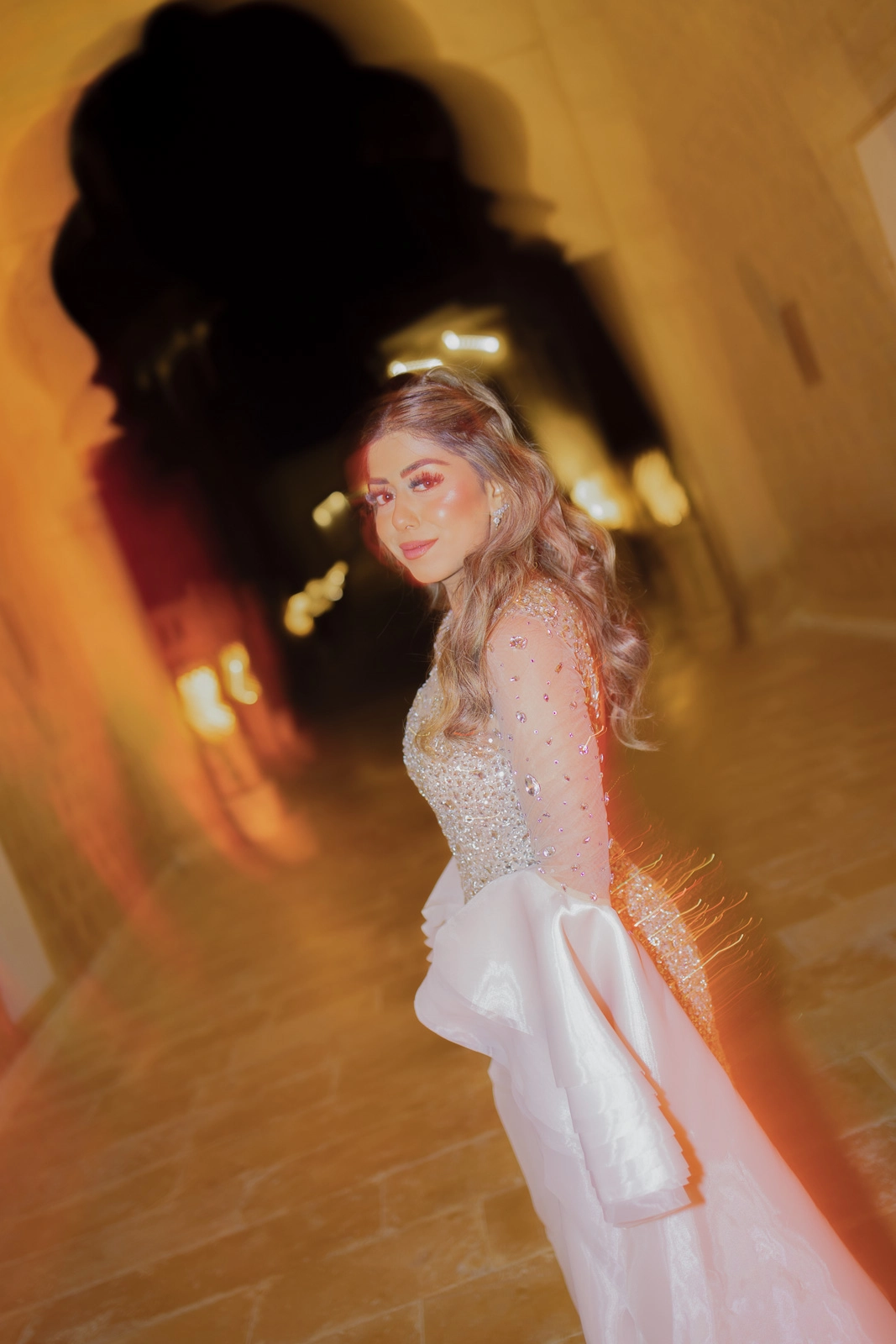 Bride Portrait in Warm Evening Light