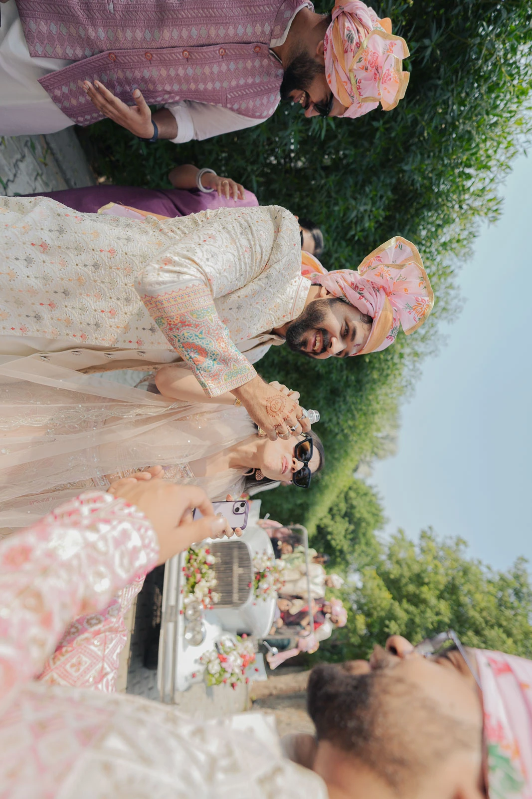 Bride and Family Wedding Moment