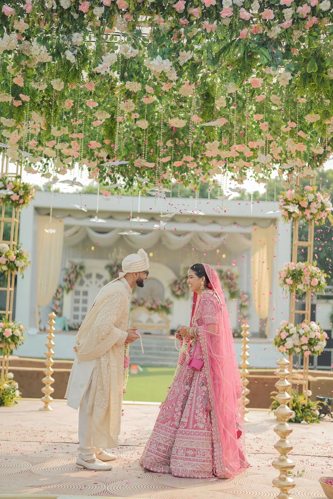 Bride and Groom Wedding Portrait