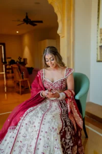 Bride in Traditional Wedding Attire