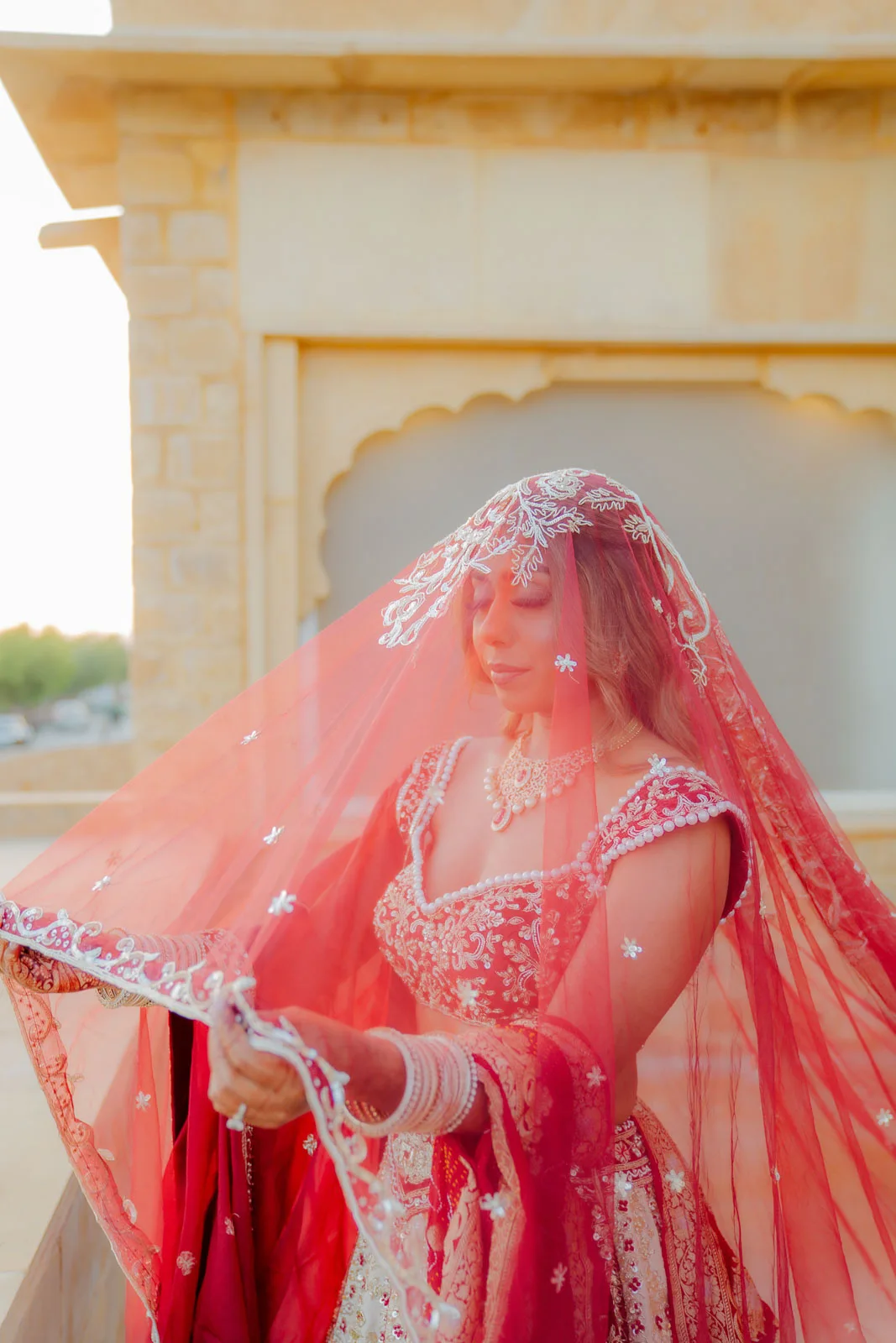 Bride with Wedding Veil