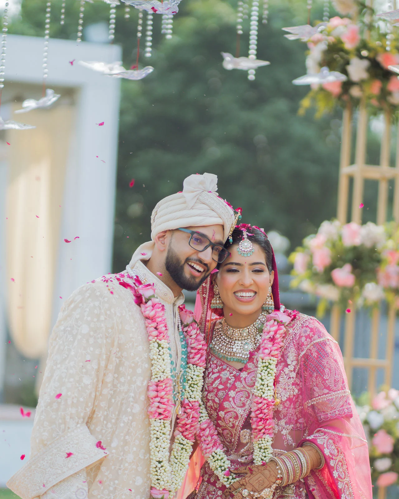 Candid Bride Moment During Wedding Preparations