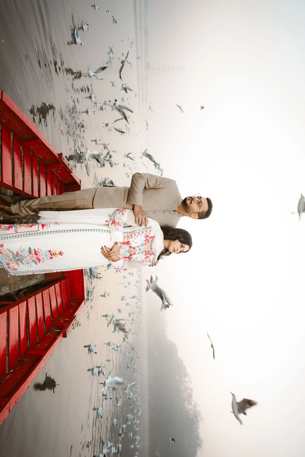 Candid Bride and Groom Moment in Delhi