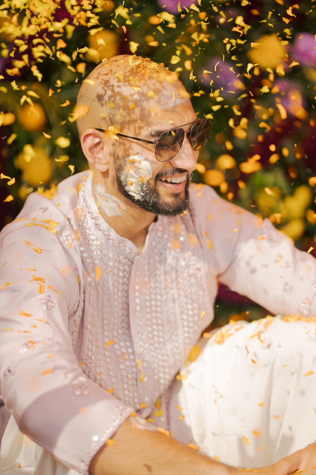 Candid Groom Portrait at a Luxury Wedding