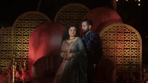 Cinematic Couple Portrait at a Goa Wedding