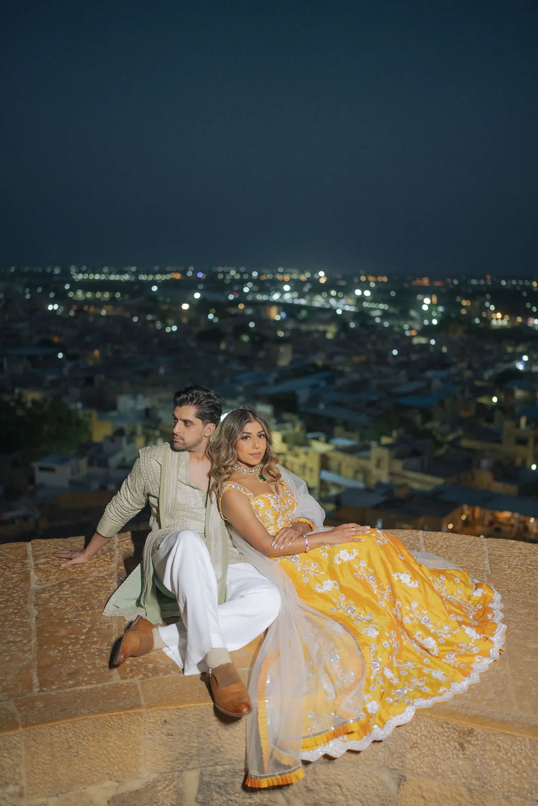 Cinematic Love Story in the Jaisalmer Desert
