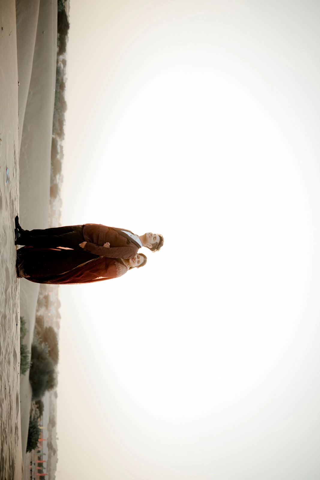 Cinematic Silhouette from a Jaisalmer Pre-Wedding