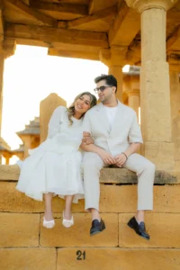 Classic Romance Framed by Jaisalmer Architecture