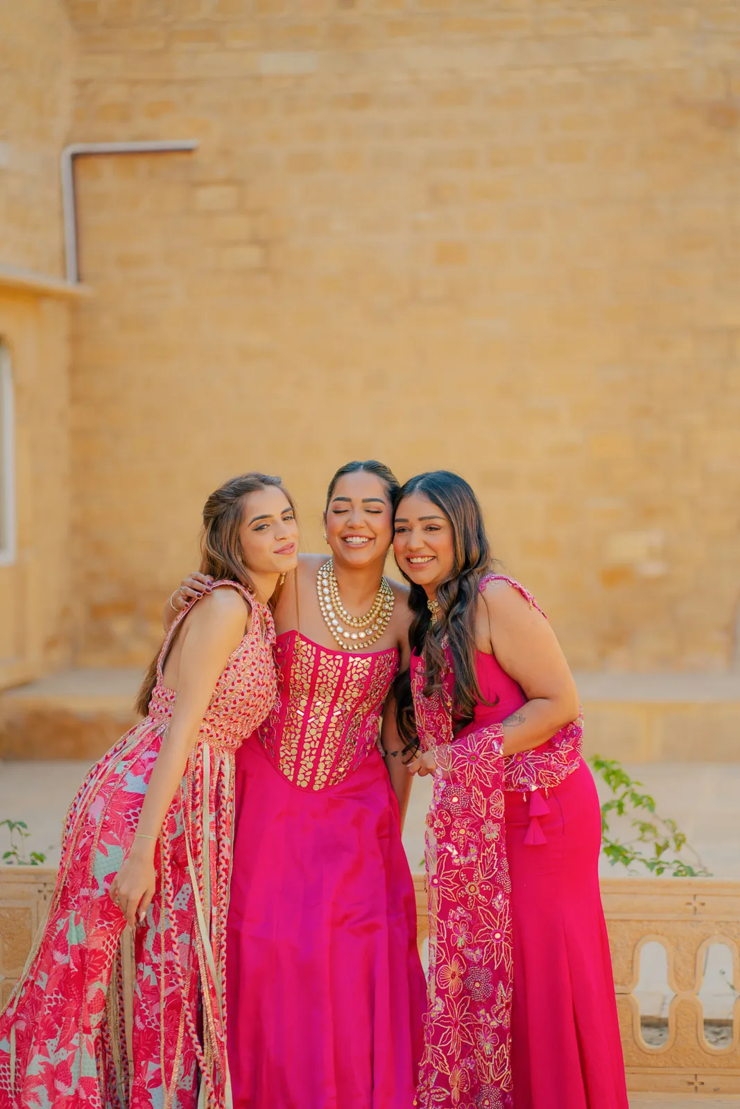 Colorful Bridal Party Portrait
