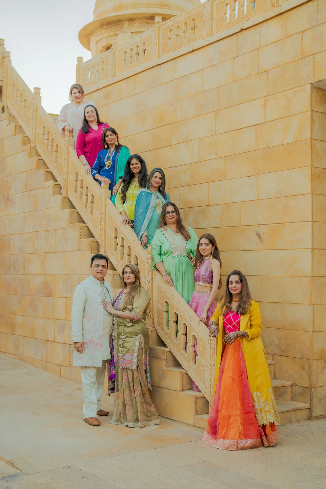 Colorful Wedding Celebrations in the Golden City