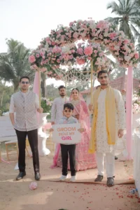 Colorful Wedding Portrait Goa