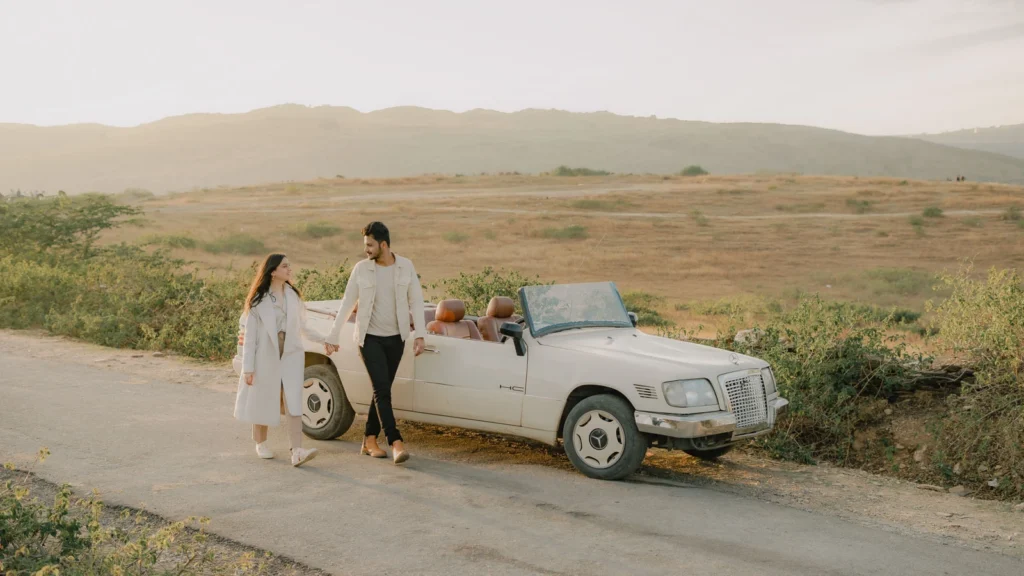 Couple Car Shoot in Udaipur
