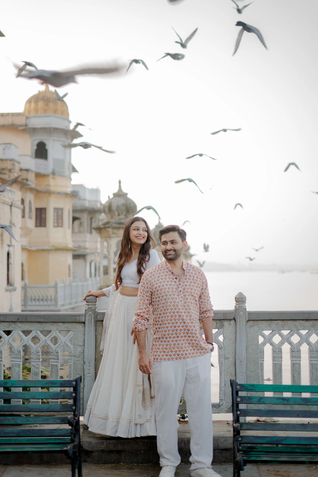 Couple Portrait at Udaipur Palace – Rajasthan Pre Wedding