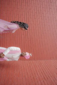 Creative Bride and Groom Portrait in Jaipur
