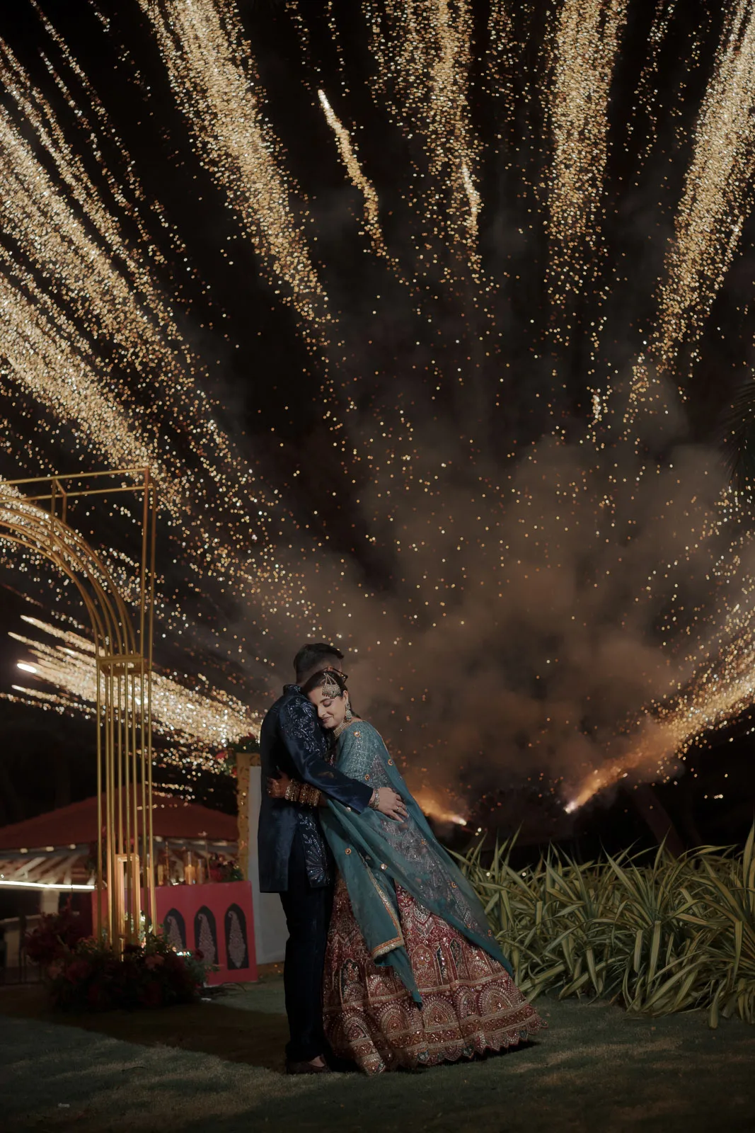 Dramatic Wedding Ceremony Detail