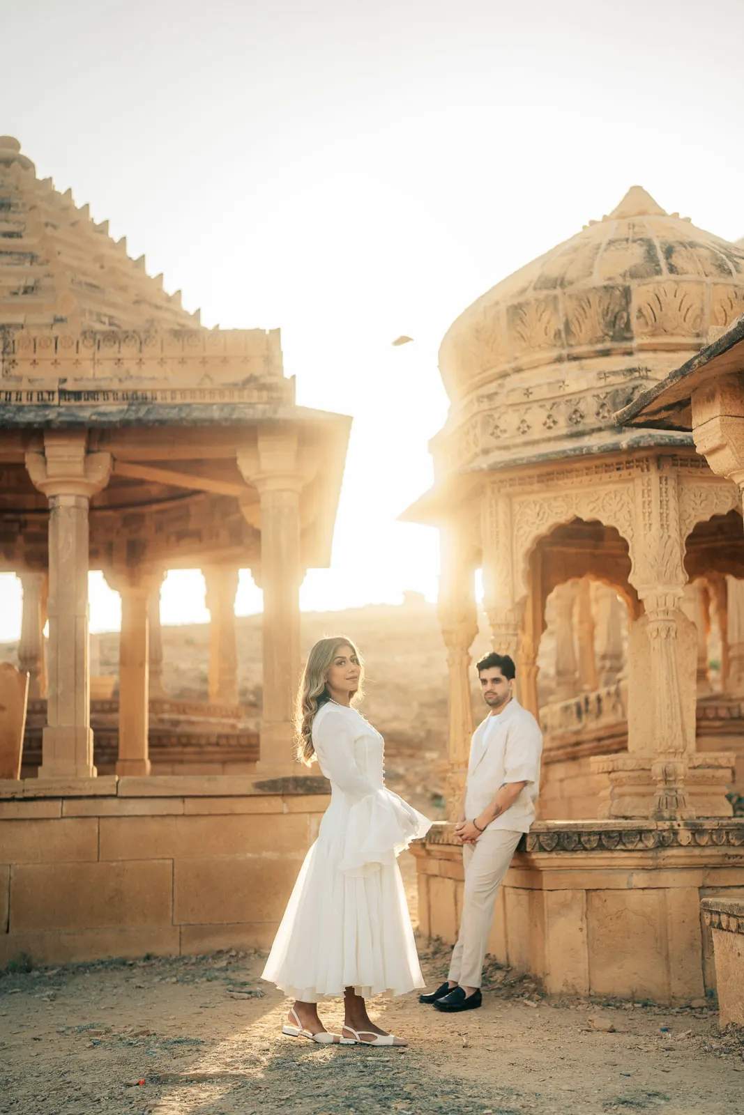 Dreamy Heritage Couple Portrait in Rajasthan