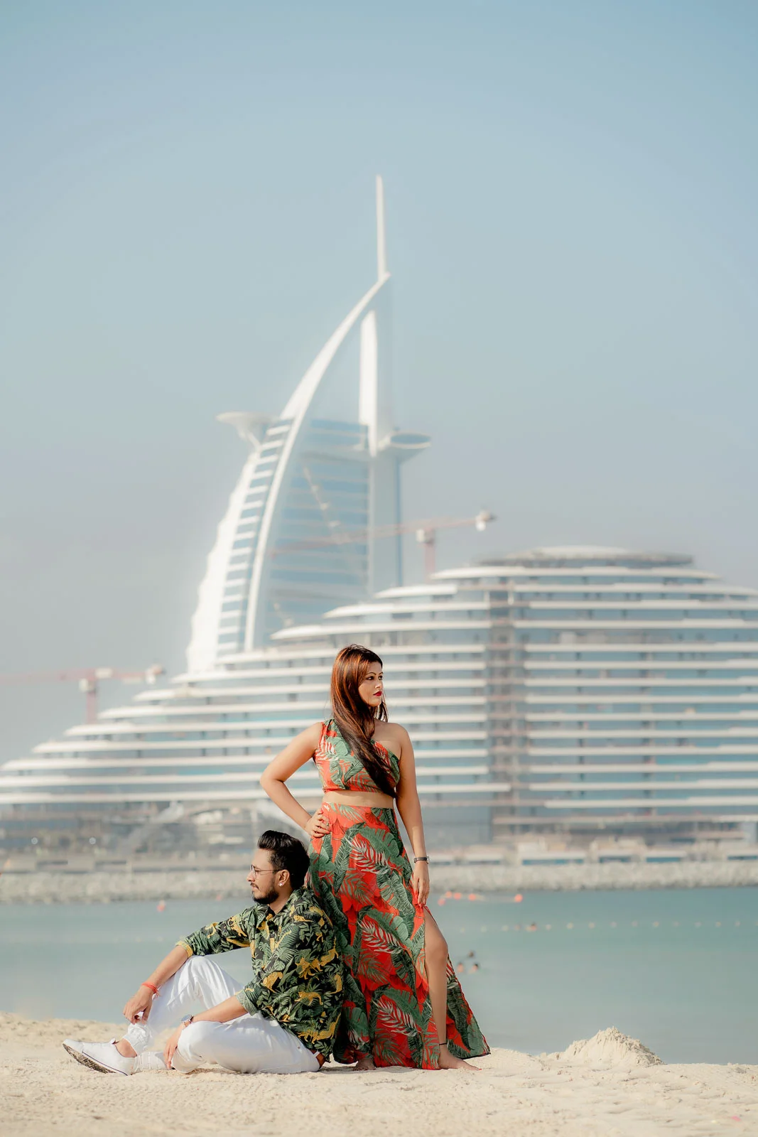 Dreamy Sky Portrait from a Dubai Couple Shoot
