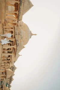 Elegant Architectural Portrait from Rajasthan