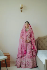 Elegant Bridal Portrait at Home
