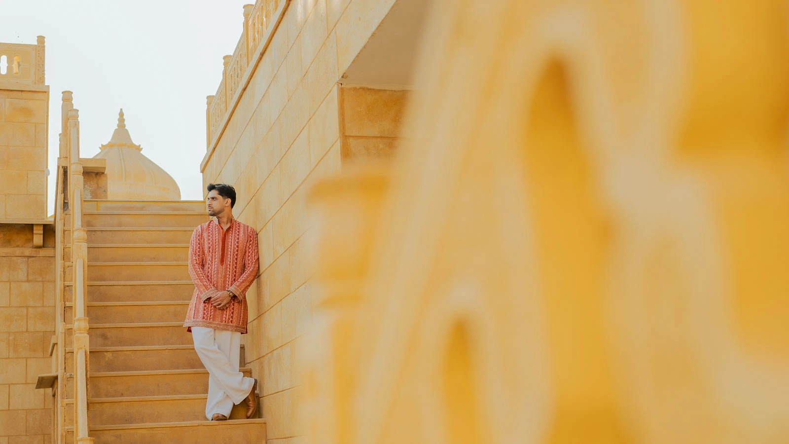 Elegant Bridal Portrait from Jaisalmer Wedding