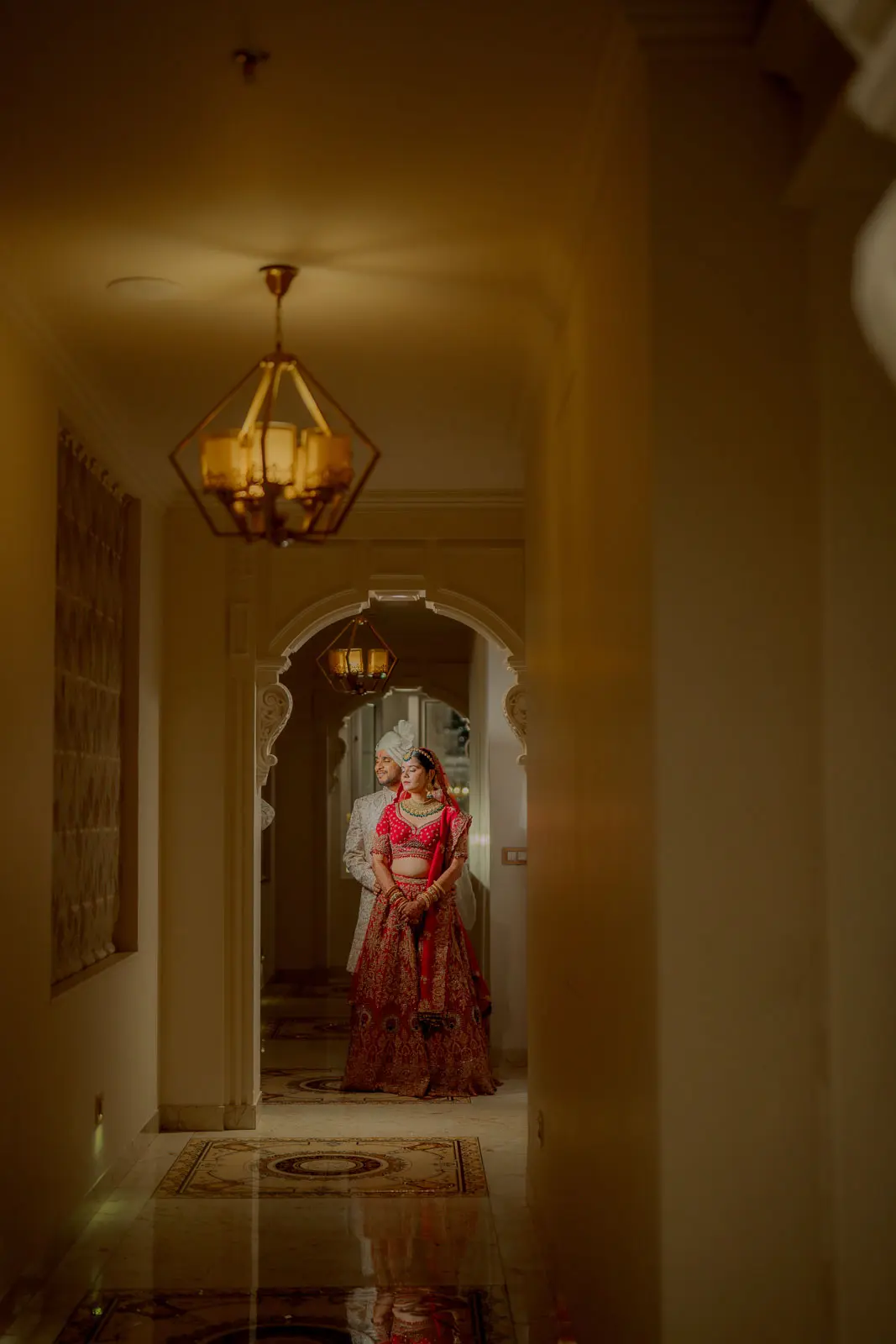 Elegant Bridal Reflection