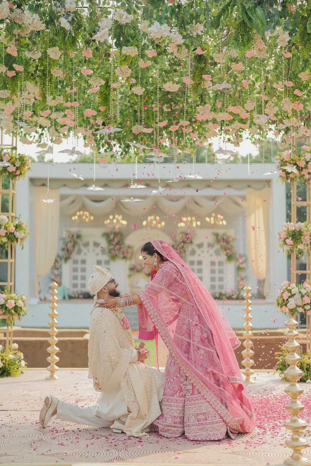 Elegant Bride and Groom Portrait