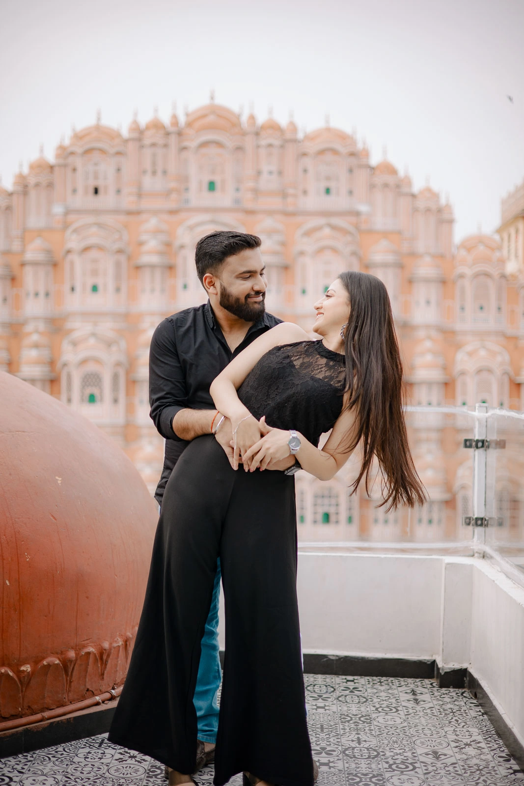 Elegant Couple Portrait – Jaipur Pre-wedding Photography