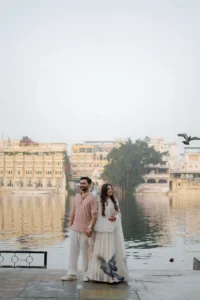 Elegant Couple Portrait – Udaipur Pre Wedding