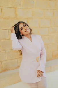 Elegant Fashion Portrait Against Jaisalmer Heritage