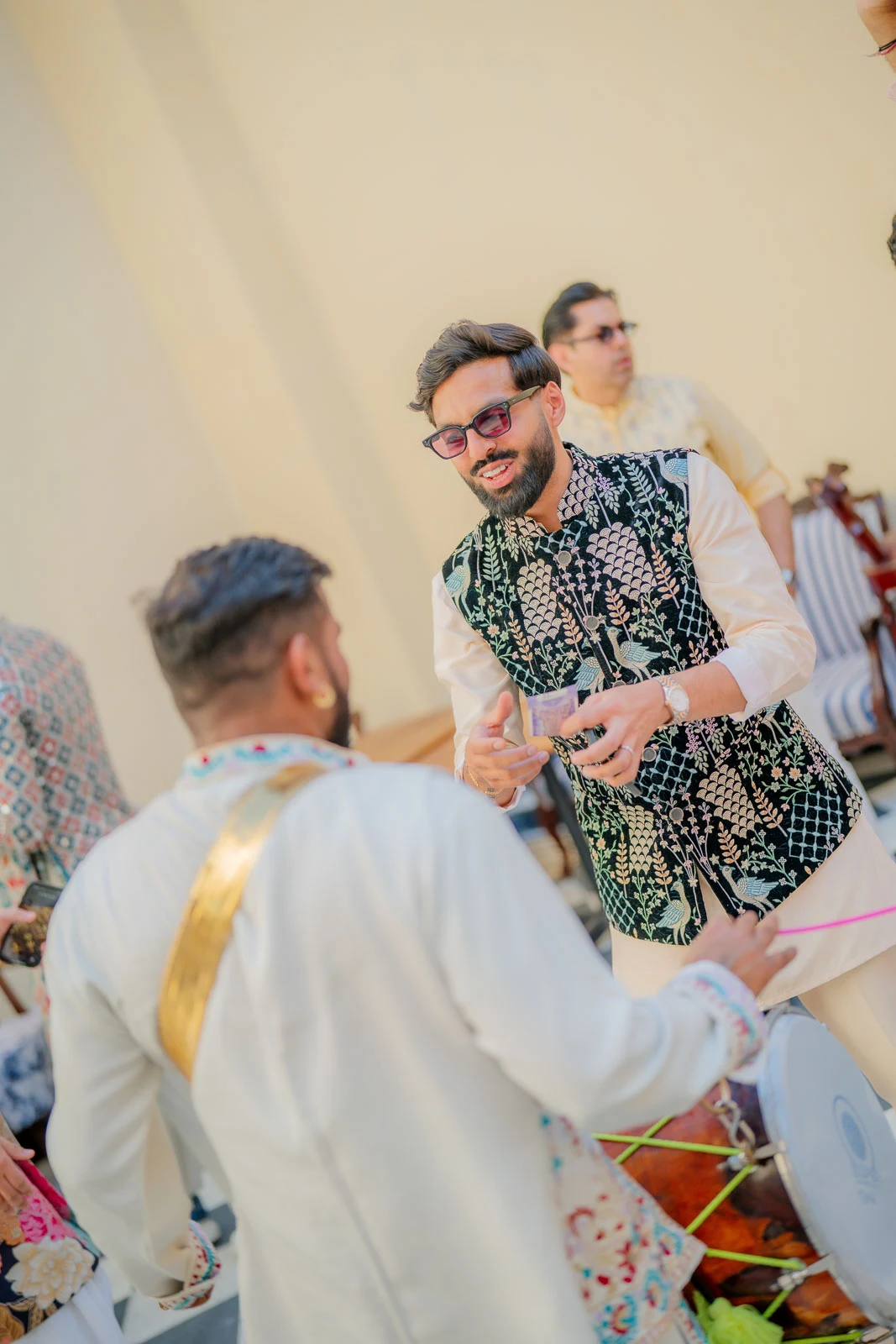 Elegant Wedding Interior Portrait