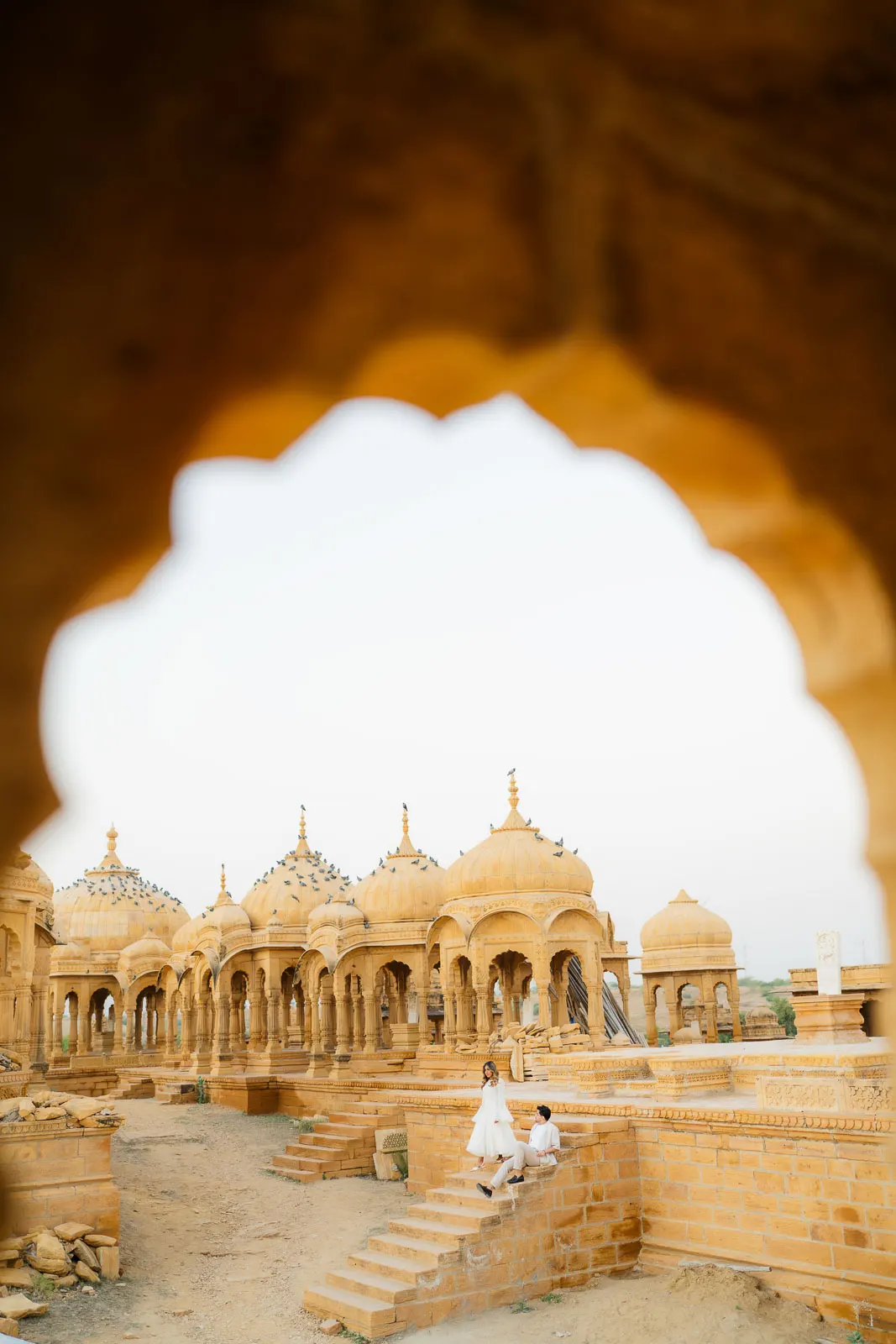 Golden Desert Romance at a Jaisalmer Wedding Location