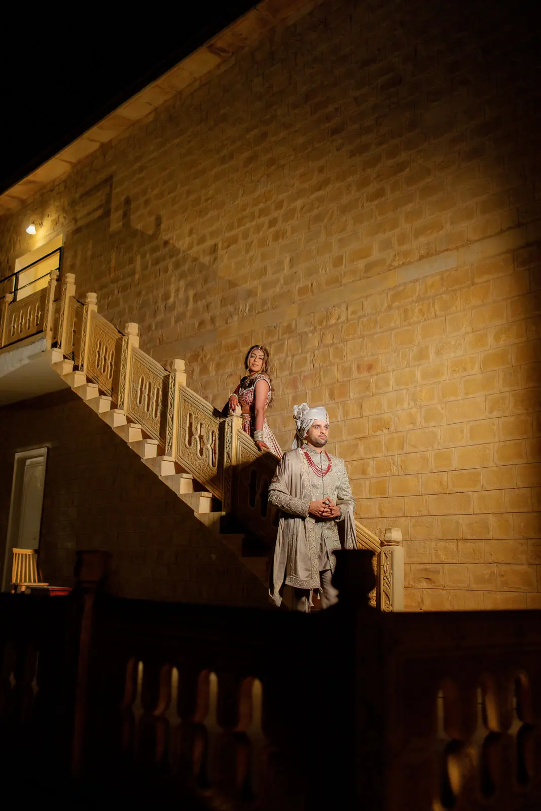 Golden Hour Romance in a Jaisalmer Haveli