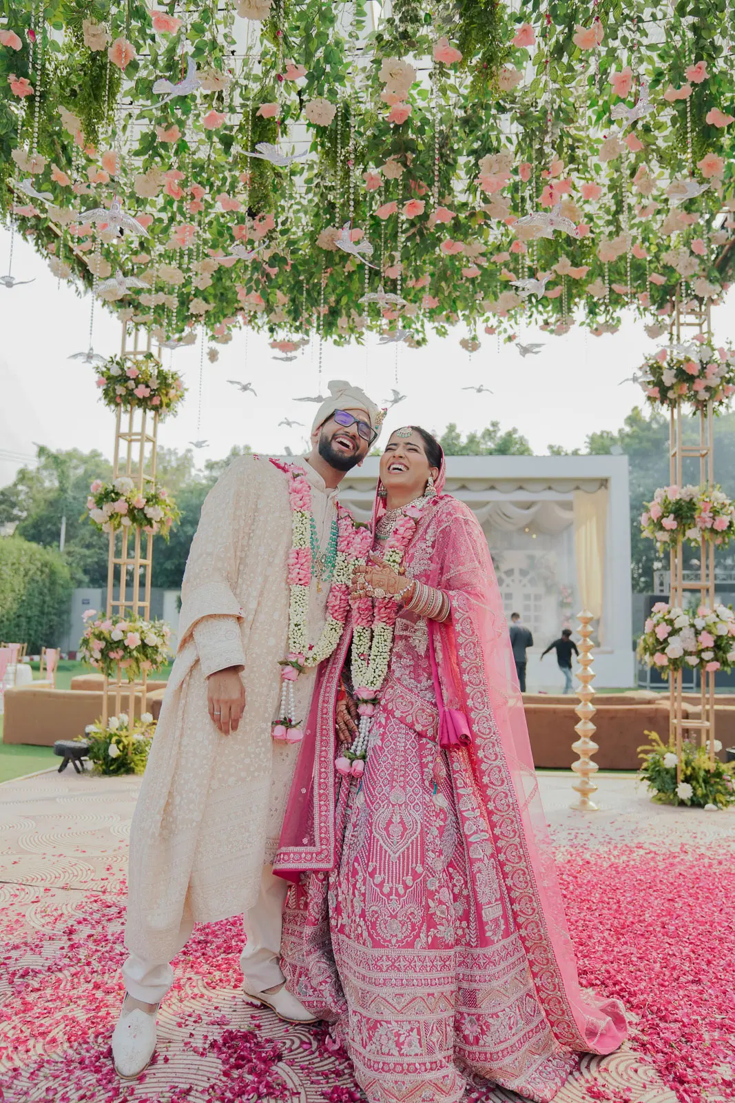 Gorgeous Bride in Pink Lehenga