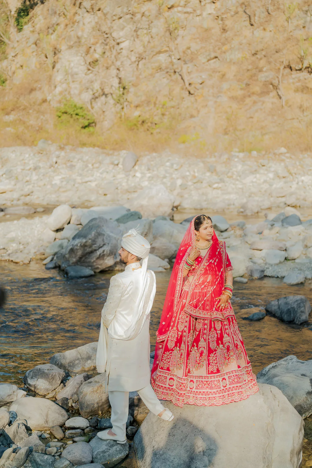 Graceful Traditional Bride Portrait in Corbett