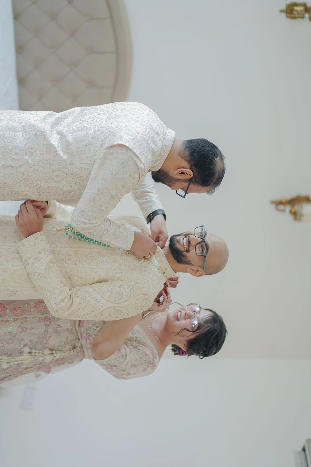Groom Getting Ready for the Wedding Ceremony