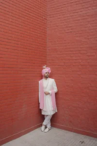 Groom Portrait in Traditional Wedding Attire