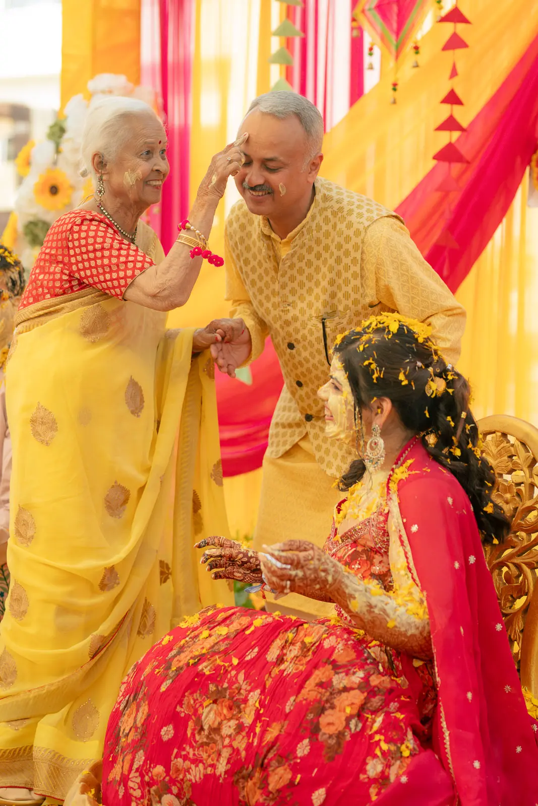 Haldi Celebration with the Bride